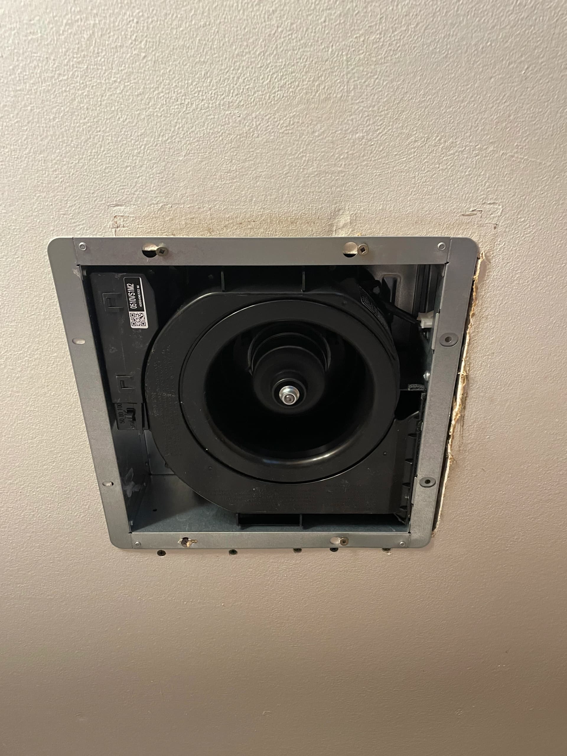 Exhaust fan wiring installation