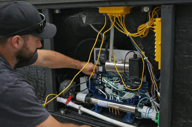 Hot tub electrical hookup Brampton